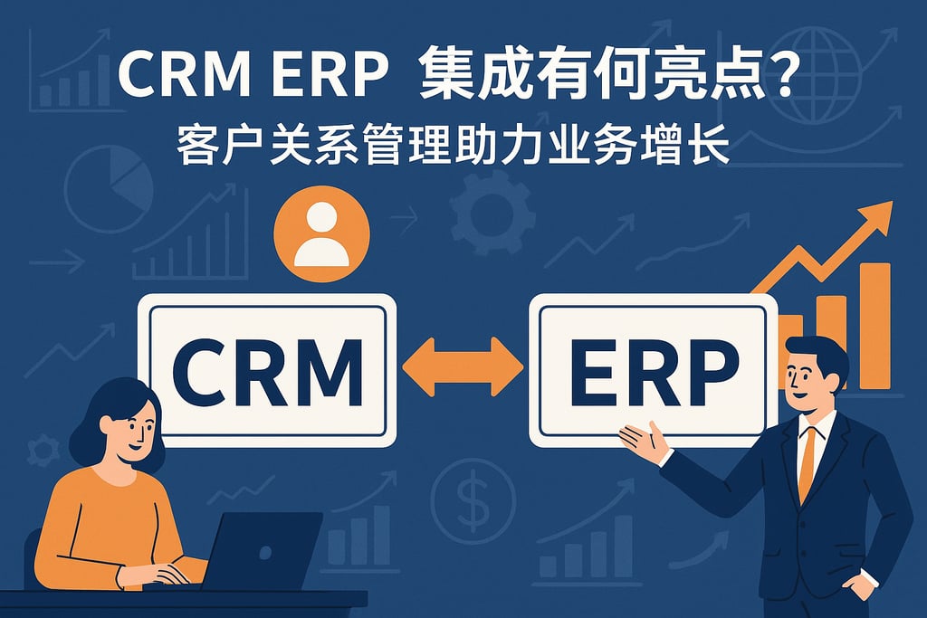 CRM ERP集成有何亮点？客户关系管理助力业务增长